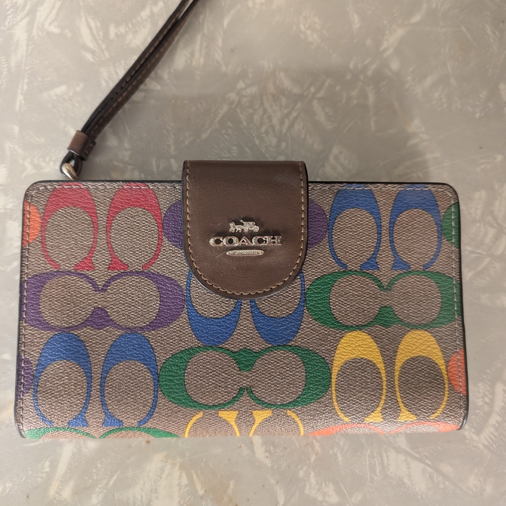 Coach Multicolor Wristlet